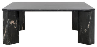 Safavieh Couture Daysi Marble Coffee Table, Black