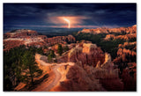 Stefan Mitterwallner 'Lightning Over Bryce Canyon' Canvas Art, 16x24