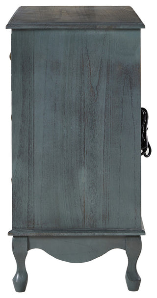 32" Tall 3-Drawer Nightstand Set of 2, Blue