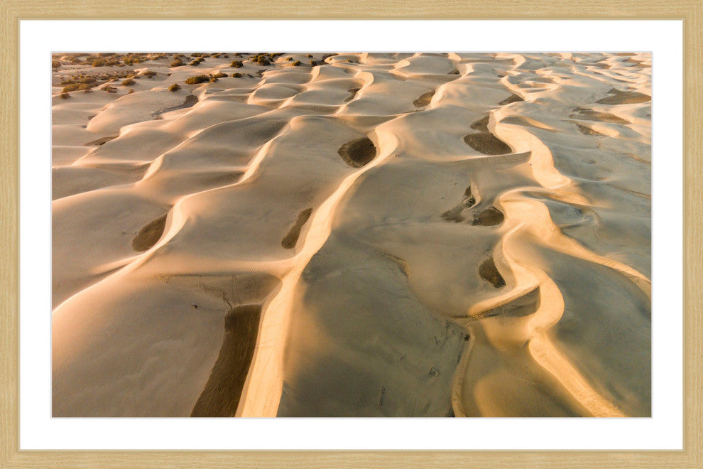 "Sand Ripples" Framed Print by Karolis Janulis
