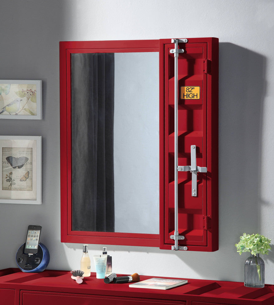 ACME Cargo Vanity Mirror, Red
