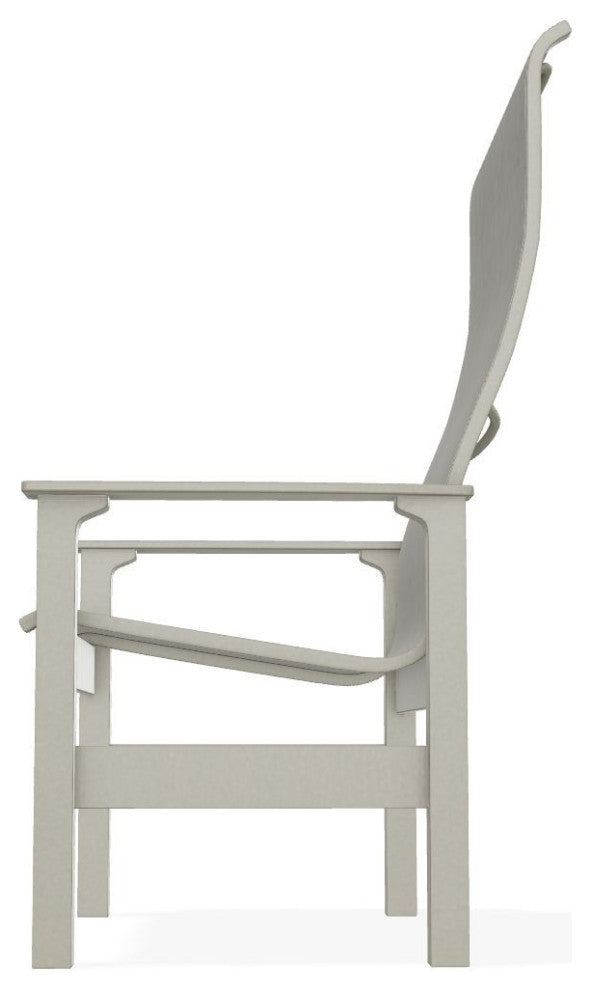 Leeward Sling Outdoor Supreme Armchair, Burke/Storm