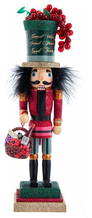 14" Hollywood Wine Nutcracker