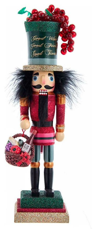 14" Hollywood Wine Nutcracker