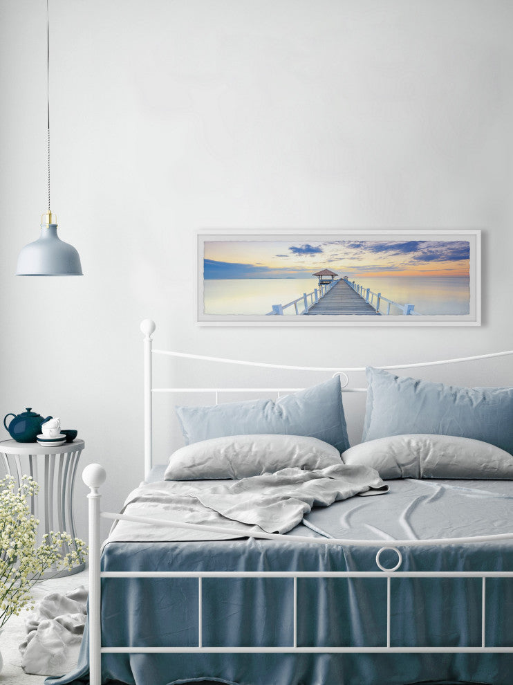 "Memories Are Forever" Framed Painting Print, 45x15