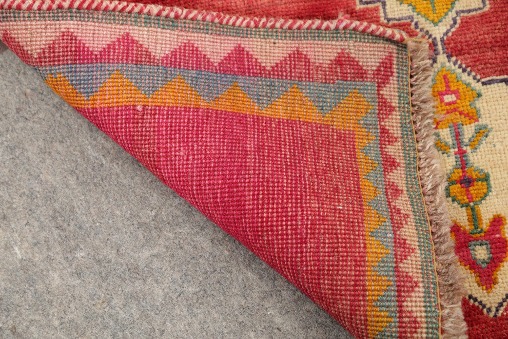 Consigned, Tribal Persian Medallion Oriental Hand-Knotted Vintage Area Rug, 4X5