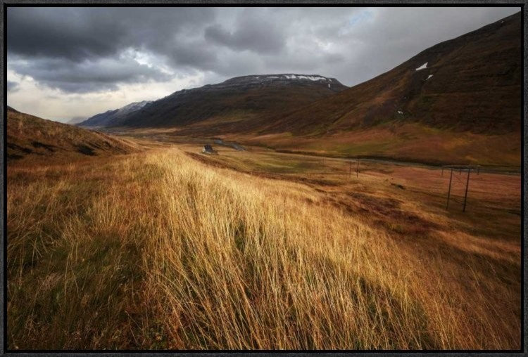 "Autumnal" Framed Canvas Giclee by Brin Ingibergsson-Bragi, 31x21"