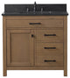 Jasper 36" Bathroom Vanity, Textured Natural, Blue Limestone
