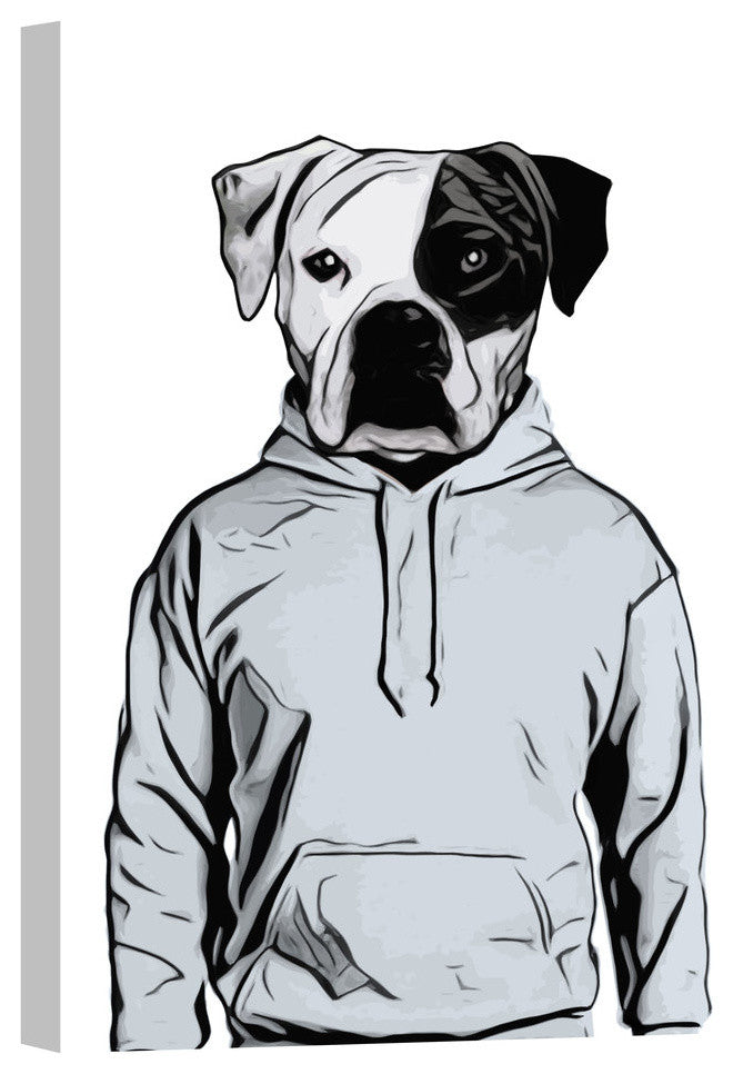 Cortesi Home "Cool Dog" by Nicklas Gustafsson, Giclee Canvas Wall Art, 26"x40"