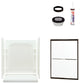 Sterling  Ensemble 73x60x30 Alcove Shower Kit