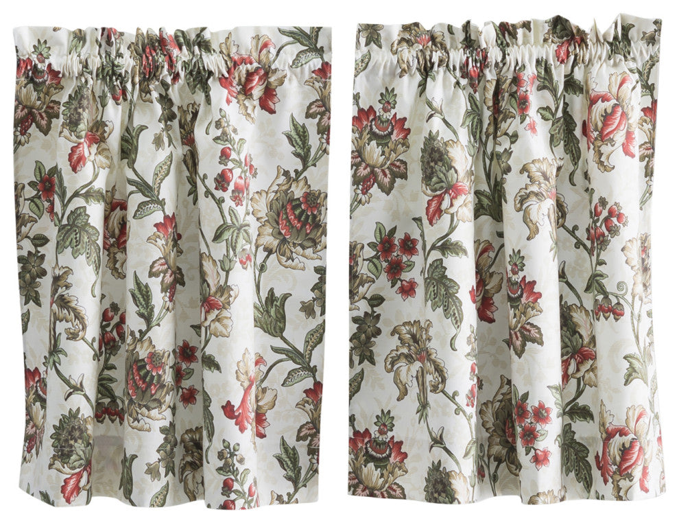 Madison Floral Tailored Tiers, Brick, 56x24