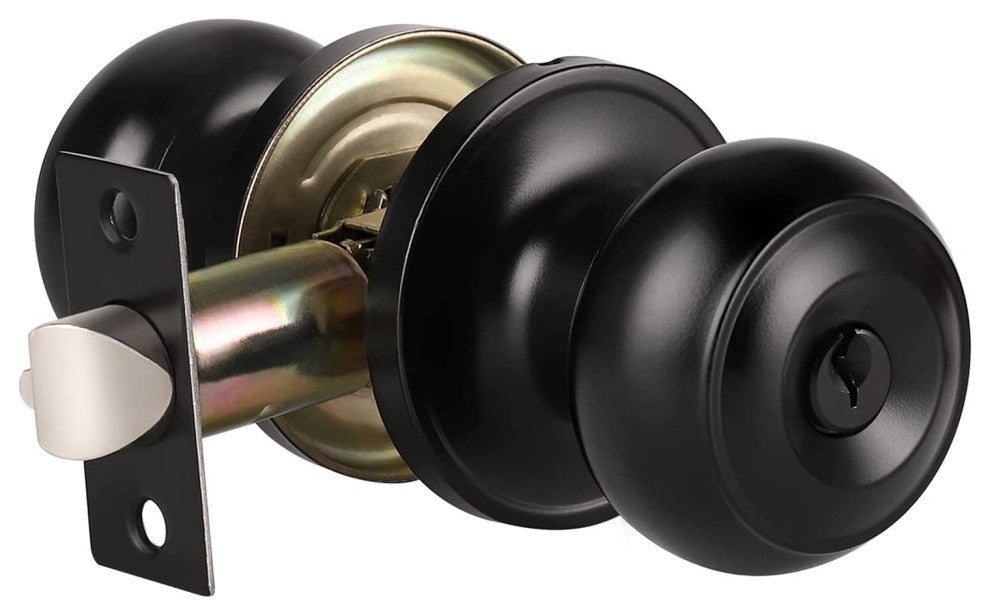 Exterior Door Knob with Key, Pack of 5