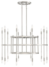 Aries 20 Light Polished Nickel Chandelier