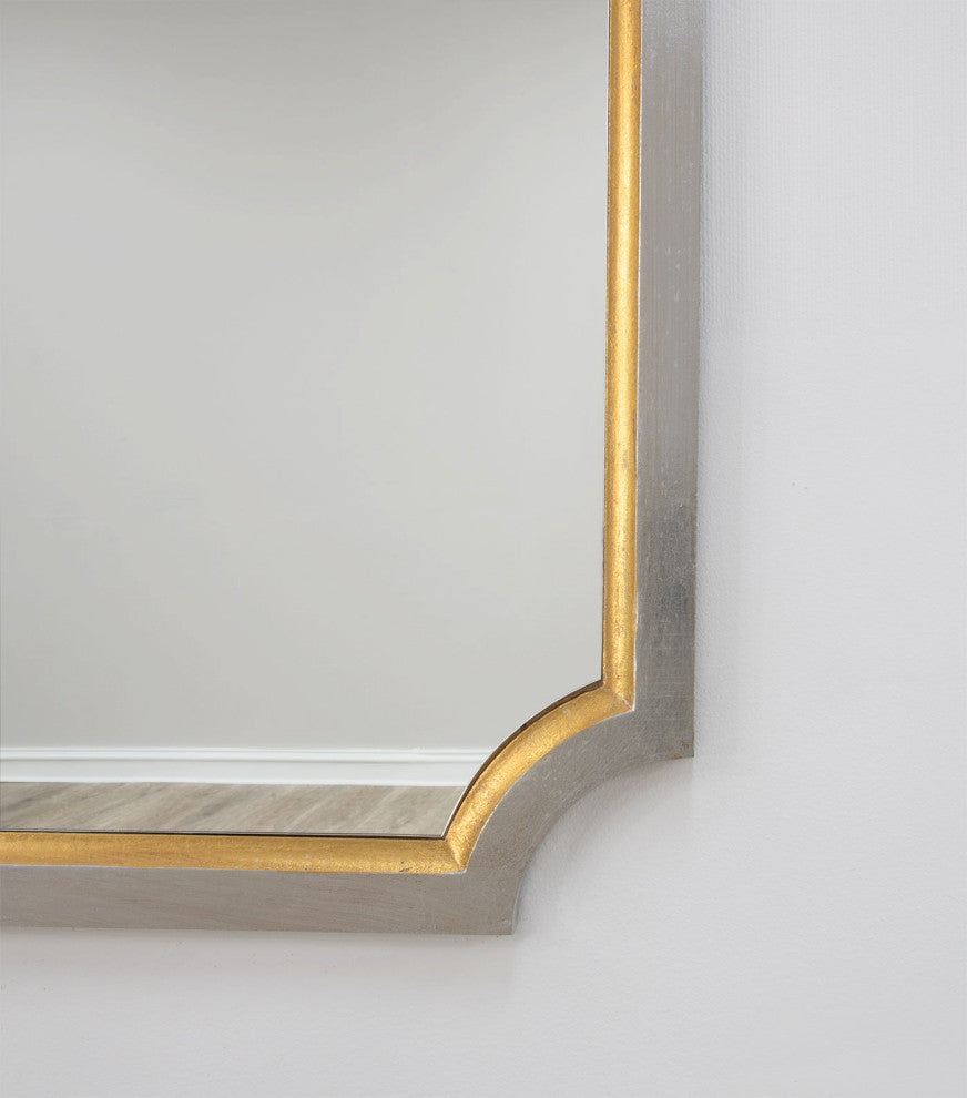 Tulip Silver And Gold Wall Mirror
