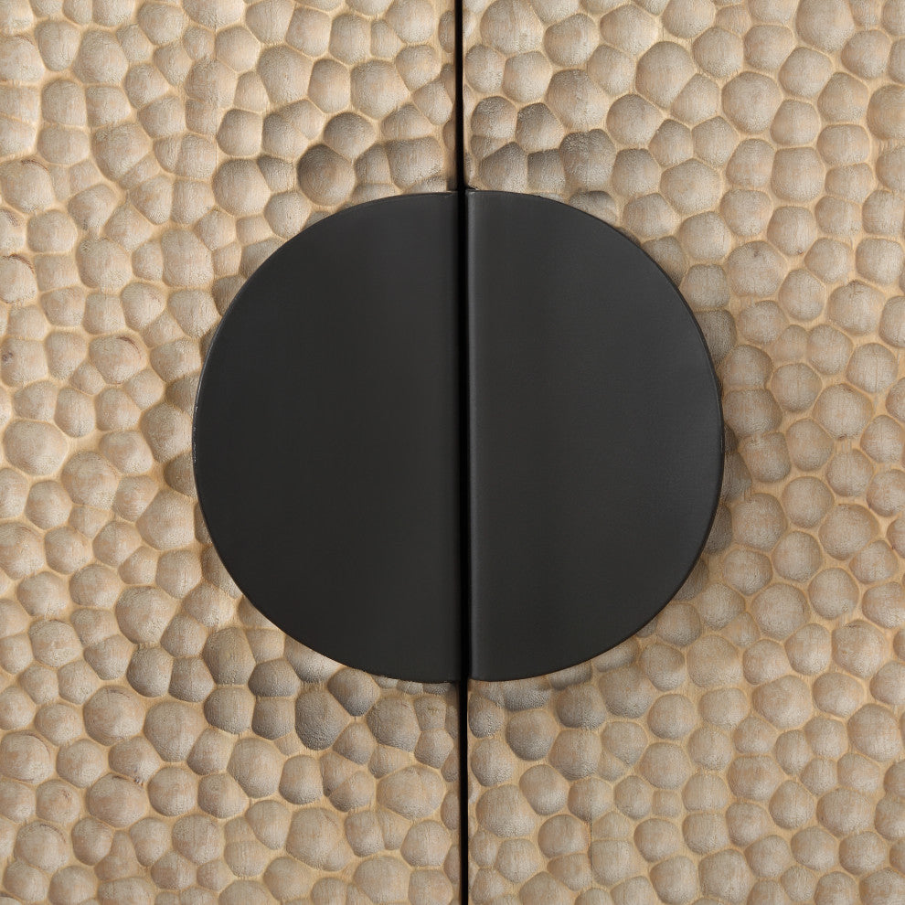 Uttermost - 24437 - Cabinet - Lunar - Solid Black Iron