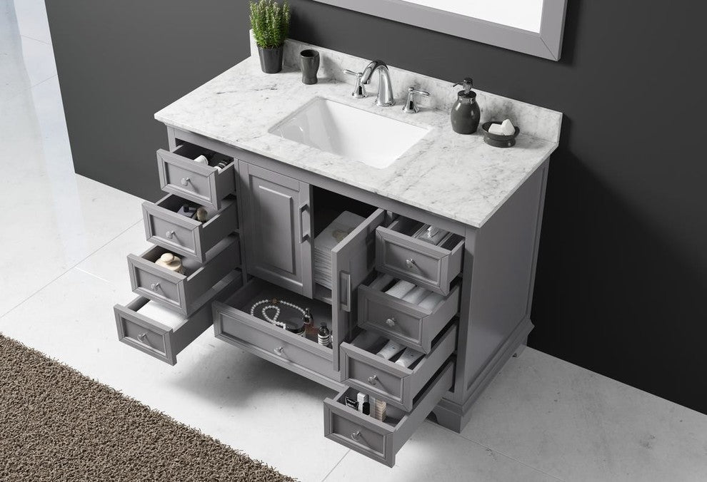 48" Single Sink Bathroom Vanity Base