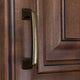 3" Center Deco Base Pull, Set of 20, Antique Brass