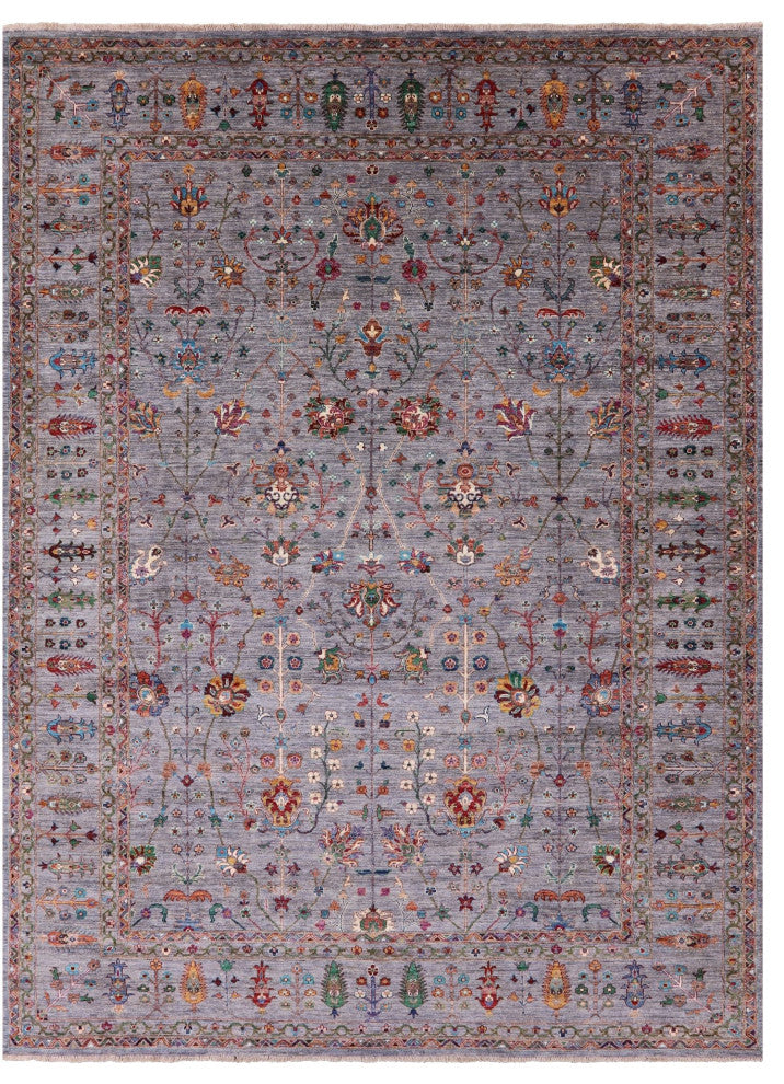 9' 1" X 12' 3" Handmade Persian Tabriz Rug - Q12528