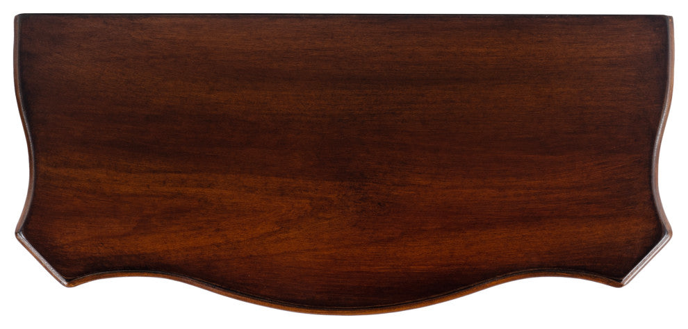 Cheshire Console Table, Gilded Cream, Antique Cherry