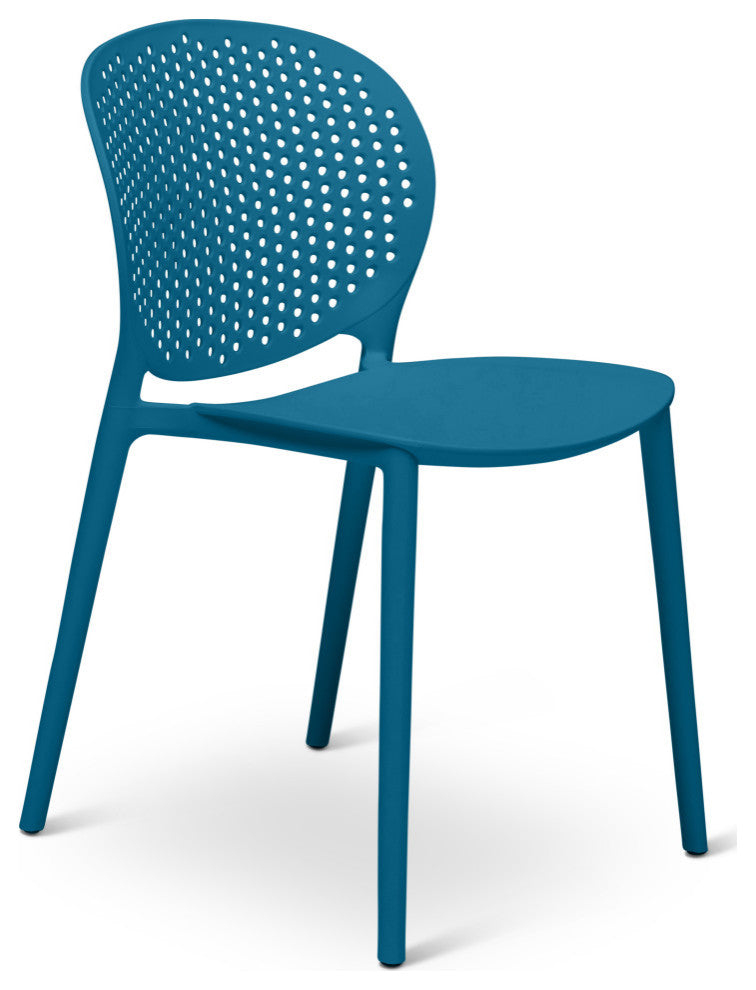 Metro, Bailey Side Chair, Set of 4, Teal Green
