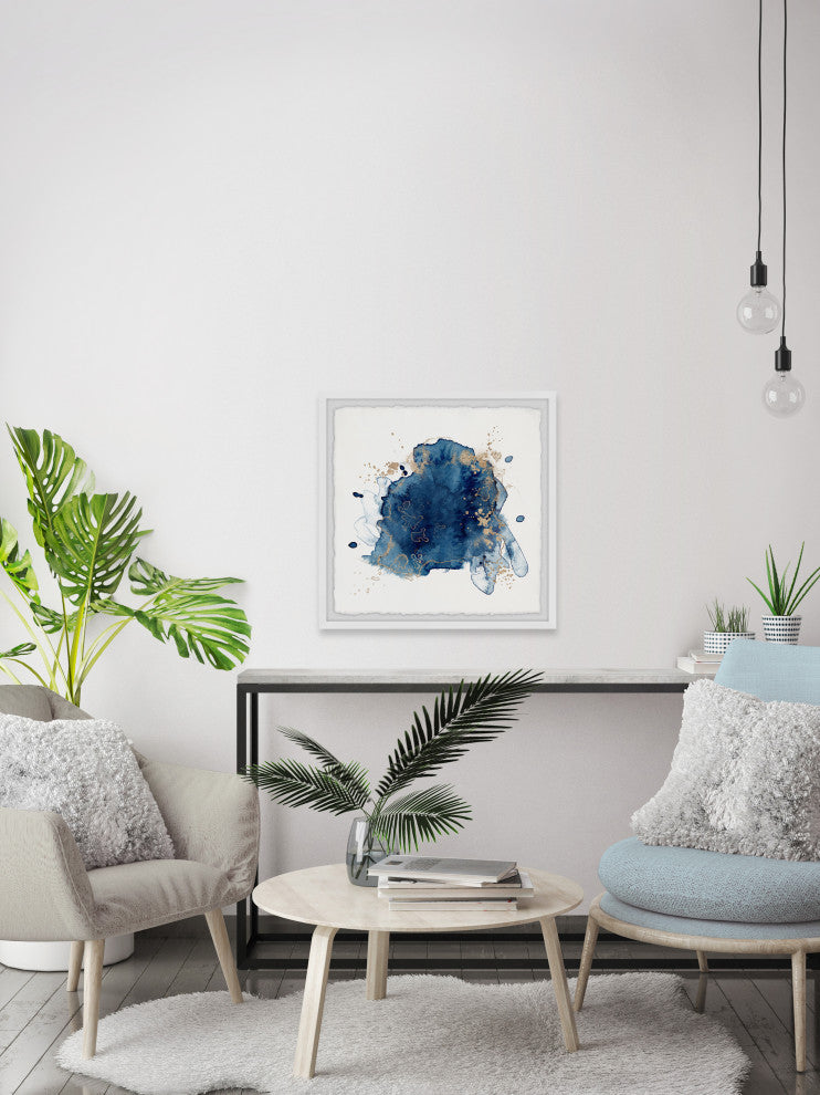"Grounded Coast" Framed Painting Print, 24x24