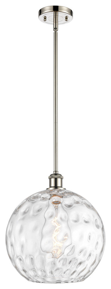 Innovations 516-1S-PN-G1215-12 1-Light Mini Pendant, Polished Nickel