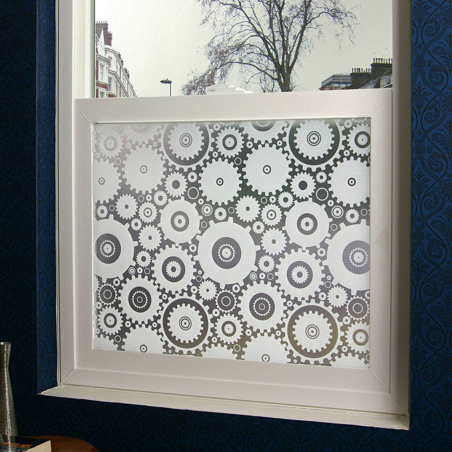 Sprockets Privacy Window Film, Large 48"x84"