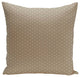 Geometric Decorative Pillow, Flax Oatmeal, 16"x16"