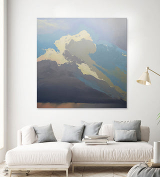 Storm over Chisos - 54 x 54 by Cap Pannell