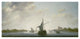 "A View of the Maas at Dordrecht" Digital Paper Print by Aelbert Cuyp, 38"x19"
