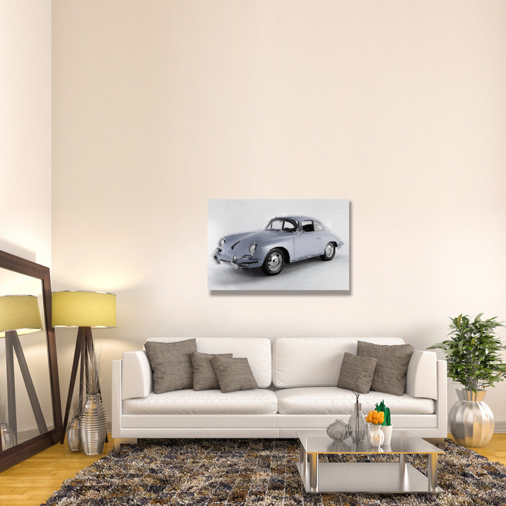"1964 Porsche 356B Watercolor" Fine Art Print