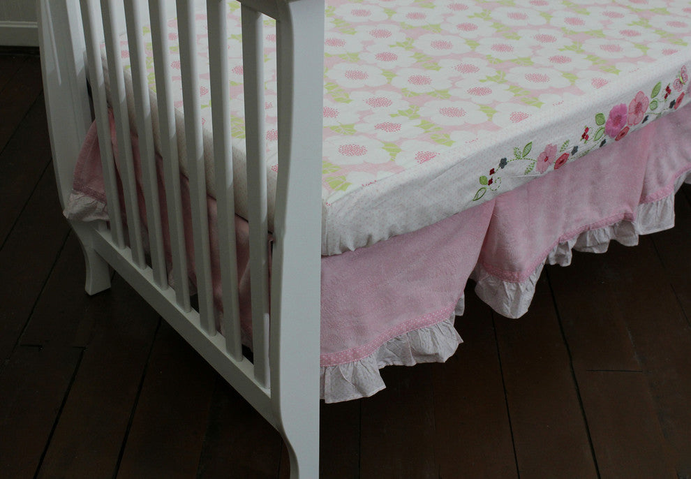 Basix 2 Piece Bedding Starter Set, Pink Garden