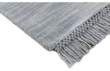 Eva Solid Area Rug, Gray, 5'x8'