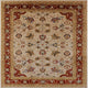Ahgly Company Indoor Square Mid-Century Modern Area Rugs, 6' Square