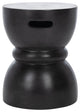 Safavieh Haruki Concrete Accent Stool, Black