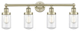 Innovations Dover 4 33.5" Bath Vanity-Light Antique Brass