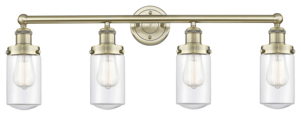 Innovations Dover 4 33.5" Bath Vanity-Light Antique Brass