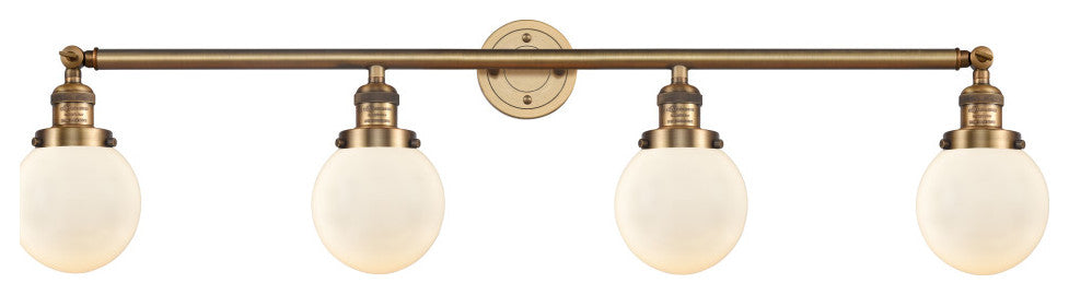 INNOVATIONS LIGHTING 215-BB-G201-6 Beacon 4 Light 42 inch Bath Vanity Light