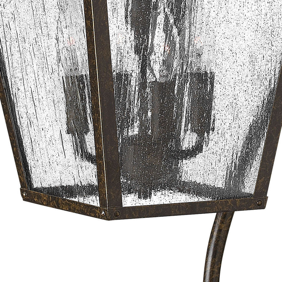 Hinkley Trellis Extra Large Wall Mount Lantern With Scroll, Regency Bronze
