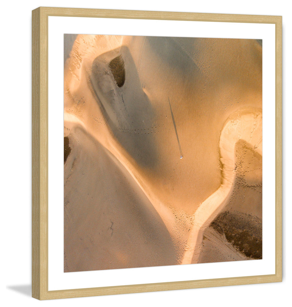 "Sand Hills" Framed Print by Karolis Janulis