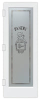 Pantry Door - Piggy Chef - Primed - 30" x 84" - Book/Slab Door