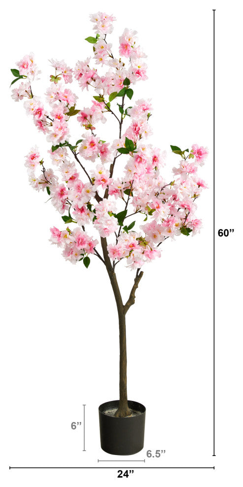 5' Cherry Blossom Artificial Tree