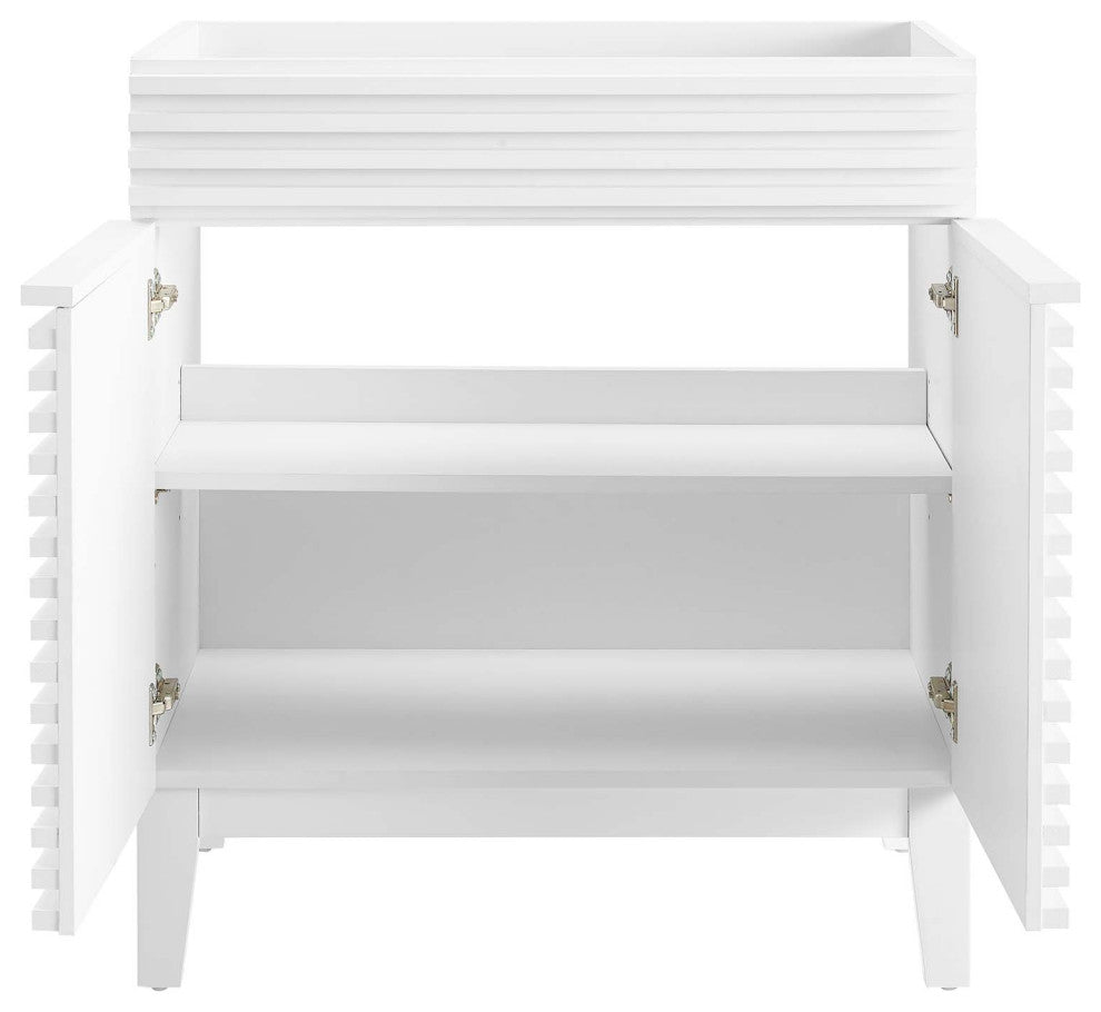 Render 30" Bathroom Vanity Cabinet, White