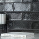 Camden Decor Ceramic Subway Wall Tile, Black