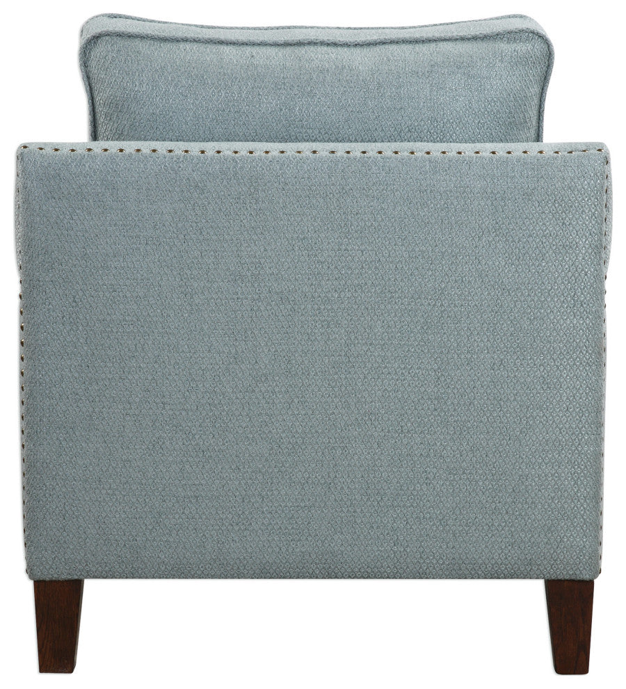 Uttermost Charlotta 31 x 34" Sea Mist Accent Chair