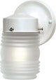 1 Light 6" Porch, Wall Mason Jar With Frosted Glass