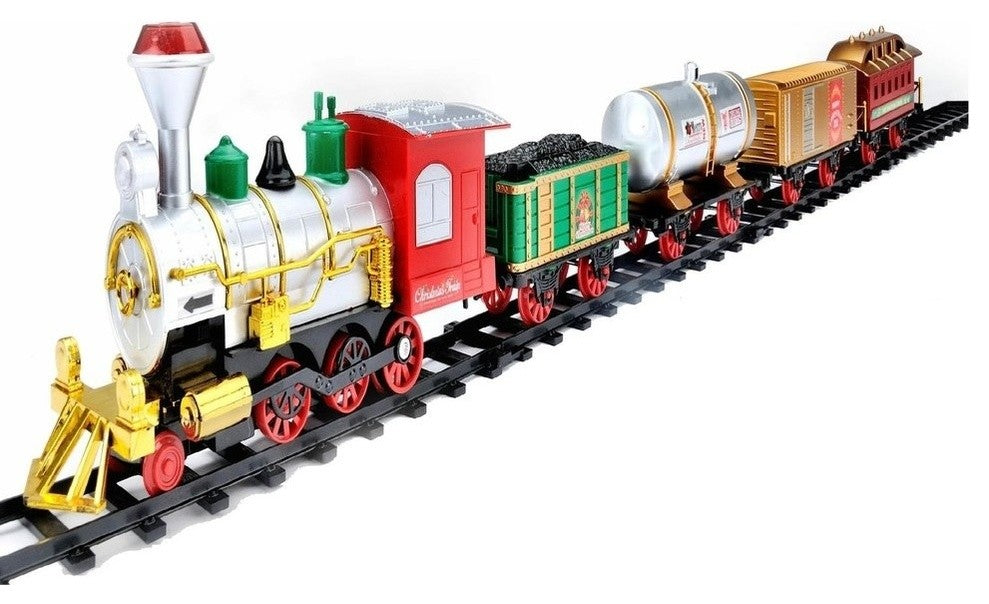 17-Battery Operated Animated Christmas Train Set With Sound