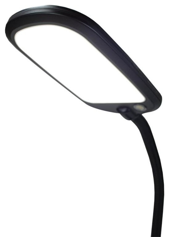 Slim Design LED Bright Reader Natural Daylight Full Spectrum Floor Lamp Black
