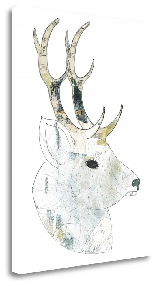 "Golden Buck" By Sarah Ogren, Giclee Print on Gallery Wrap Canvas, Ready to Hang