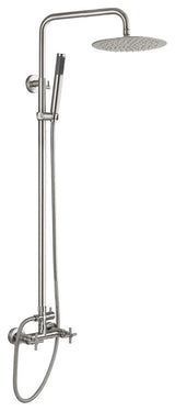 Monti Dual Function Outdoor Shower Stainless Steel, Brushed